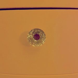 Set of 24 glass knobs for cabinets or drawers. Will come with hardware.